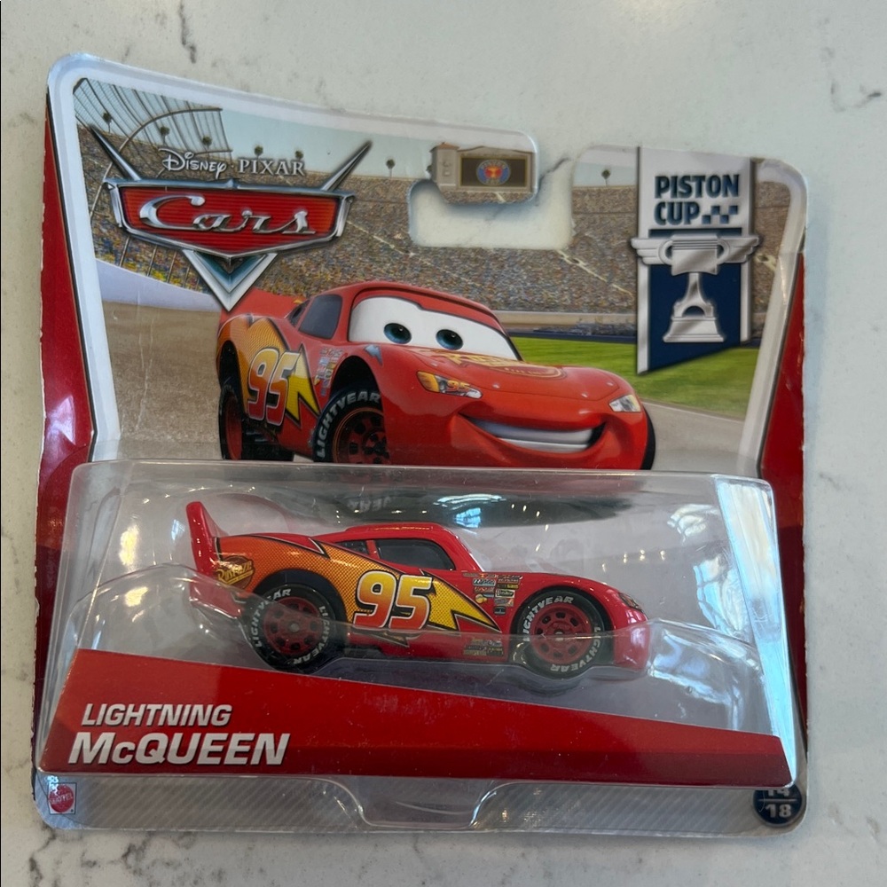 Mattel Cars Lightning McQueen Toy - Red and Yellow